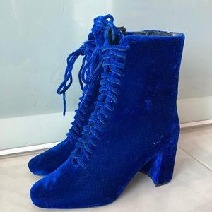 Cobalt blue boots